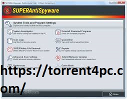 SUPERAntiSpyware 10.0.2232 Crack + License Key Free Download 2022