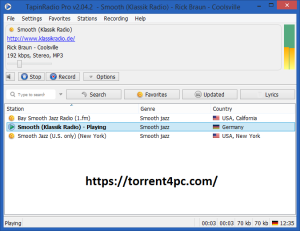 TapinRadio 2.15.7 Crack With License Key Free Download Latest 2022